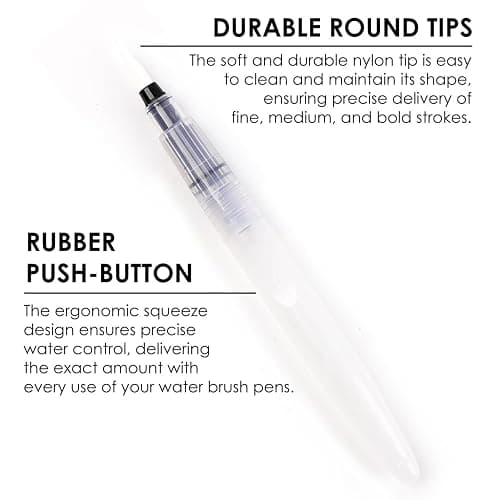 Grabie Watercolor Paint Set, 56 Colors Handheld Watercolor Set of Water Brush Pen, Palette and Removable Sponge, Portable Watercolor Paint for Artist Beginner and Professional thumbnail 5