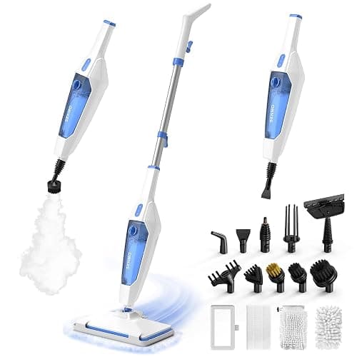SENMO Steam Mop, 14-in-1 Detachable Steam Cleaner for Home and Floor, 1300W 228°F Deep Cleaning MultiPurpose Floor Steamer with 14 Attachments for Hardwood Floors, Tile, Grout, Furniture, Carpet, Wall - Image 1