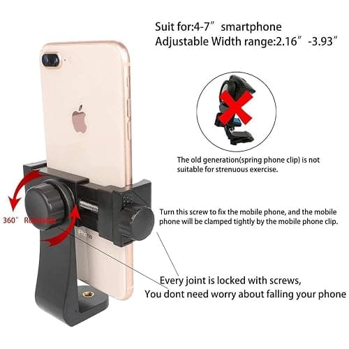 PellKing Mobile Phone Chest Mount Harness Strap Holder Cell Phone Clip Action Camera POV for Samsung iPhone Plus etc thumbnail 8