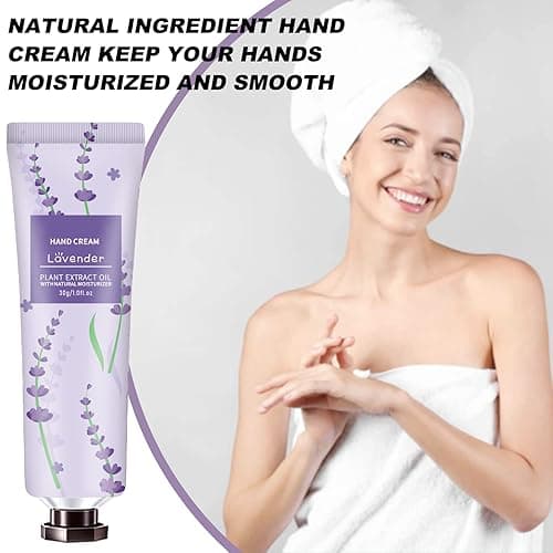 10 Pack Hand Cream for Dry Cracked Hands, Birthday Gifts for Women,Bridesmaid Gifts, Thank You Gifts, Teacher Appreciation Gifts, Natural Plant Fragrance Mini Hand Lotion Moisturizing Hand Care Cream - 1 Fl Oz (Pack of 10) thumbnail 4