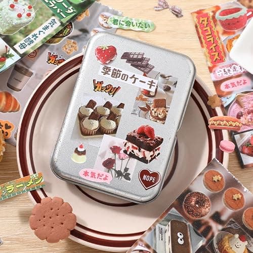 Alideco 30pcs Scrapbook Stickers Vintage Gourmet Desserts Sticker Book for Adults Sticker journaling Stickers for Scrapbooking (shiquxiaoguan) - Shiquxiaoguan thumbnail 4