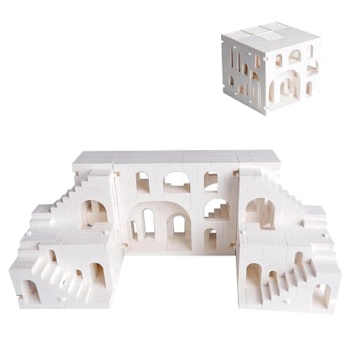 AIYIMUSIDEEN White Disguises Castle Building Block,Architecture Building Blocks(980PCS Gifts for Adults and Kids - Image 1