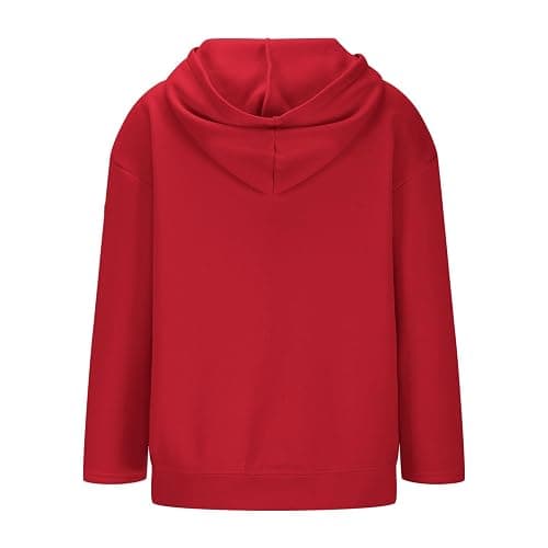 takaeys Hoodies for Women Trendy Long Sleeve Hooded Sweatshirt Oversized Fleece Pullover 2025 Fall Outfits with Pocket thumbnail 4