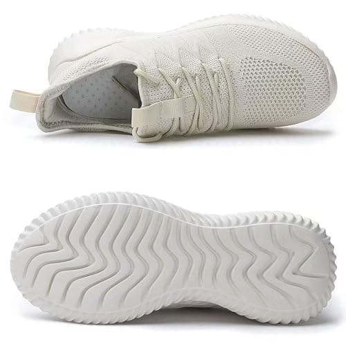 KEEZMZ Womens Ladies Walking Running Shoes Slip On Lightweight Casual Tennis Sneakers Clothes Shoes thumbnail 6