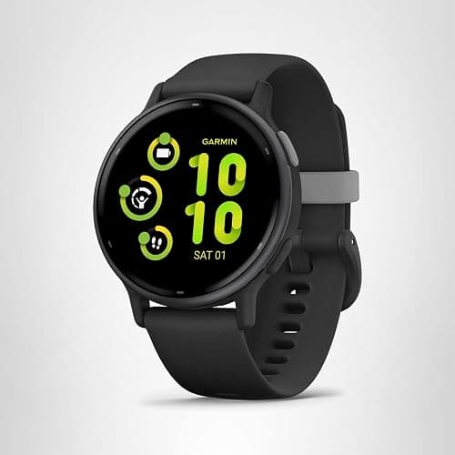 Garmin Vívoactive 5, Health and Fitness GPS Smartwatch, AMOLED Display, Up to 11 Days of Battery, Slate Aluminum Bezel with Black Case and Silicone Band thumbnail 7