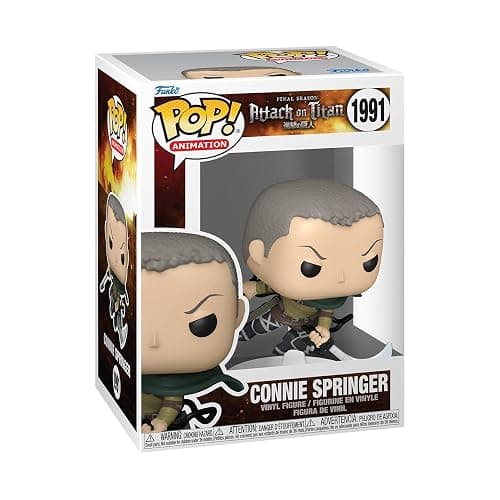 Funko POP! Animation: Attack on Titan - Connie Springer | Official Anime Merch - Collectable Vinyl Figurine for Shelf Display - Birthday Gift Idea for Fans and Collectors - Image 1