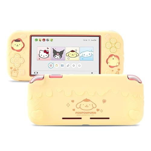 Kuitmor Protective Case for Switch Lite,Kawaii Switch Cover Case,Anti-Scratch Soft Silicone Protective Shell for Switch Lite 2019 with 2 Thumb Grip Caps - BDG - Image 1