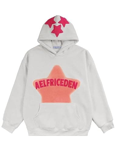 Aelfric Eden Graphic Hoodies for Men Y2K Printed Hoodie Sweatshirt Casual Oversized Long Sleeve Vintage Streetwear Pullover - Image 1