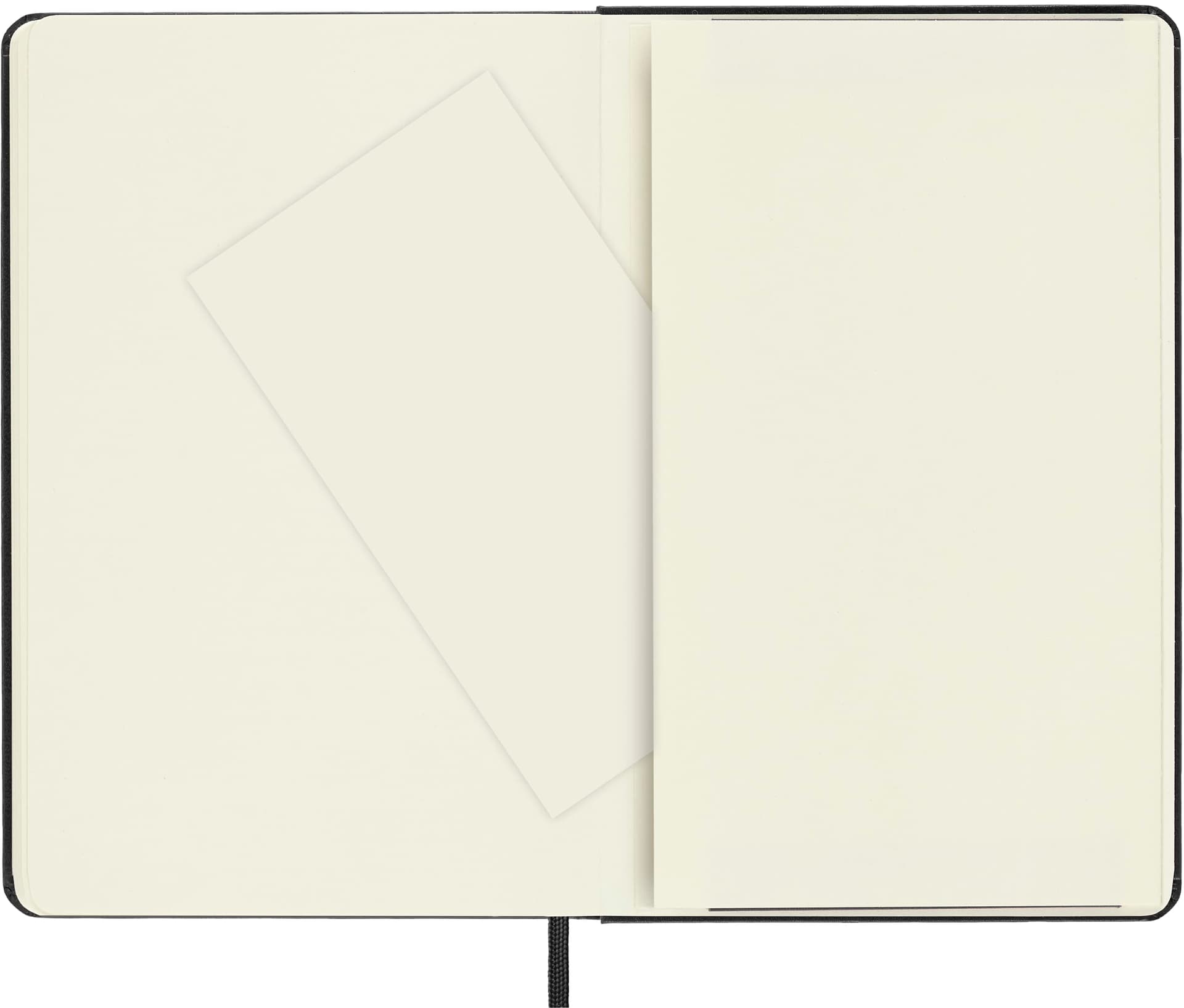 Moleskine - Cuaderno clásico, tapa dura, mediano (4.5 x 7 pulgadas), liso/en blanco, negro, 208 páginas thumbnail 6