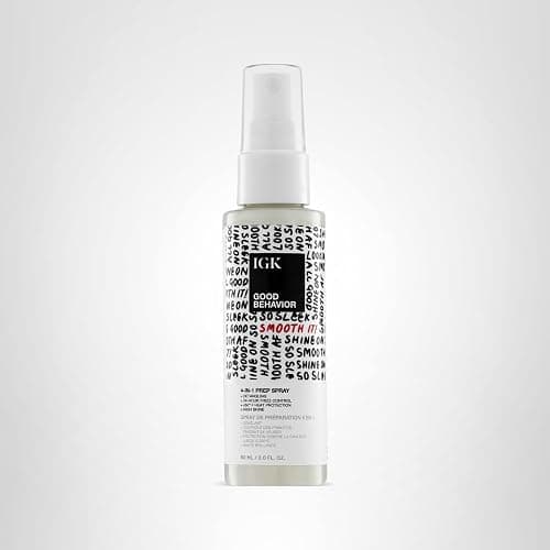 IGK GOOD BEHAVIOR 4-in-1 Prep Spray | Leave In + Detangle + Heat Protectant | Vegan + Cruelty Free | thumbnail 17