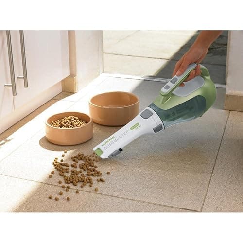 BLACK+DECKER dustbuster AdvancedClean Handheld Vacuum Cordless, Compact Home and Car Vacuum with Crevice Tool, Rotating Nozzle and Charging Station, Large Dust Bowl (CHV1410L) thumbnail 2