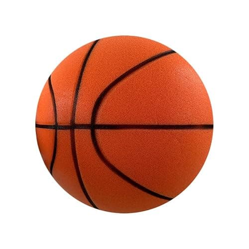 Incredible B-Ball Silent Play. A Foam Basketball, 7" (18cm), Orange thumbnail 4