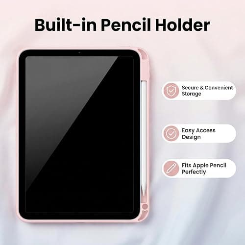 Cute Girly iPad Case with Rotating Stand Compatible with iPad (A16) 11th Generation 11 Inch 2025 & iPad 10th Gen 10.9 Inch 2022, Protective Folio Tablet Cover for Women Girls Teens Kids (Cute Cate) thumbnail 4