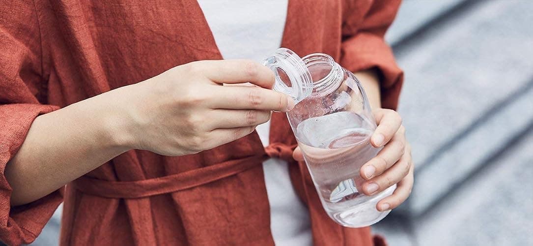 KINTO 20391 Water Bottle, 16.9 fl oz (500 ml), Clear, Lightweight, Dishwasher Safe, My Bottle thumbnail 2