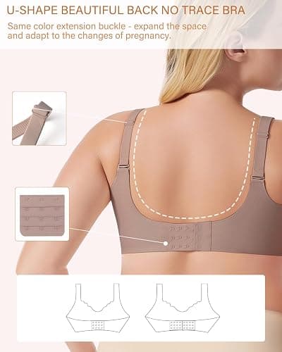 UHdod Nursing Bras for Breastfeeding, Maternity Bra for Pregnancy, Breastfeeding Bras for Women Maternity Bras for Women thumbnail 5