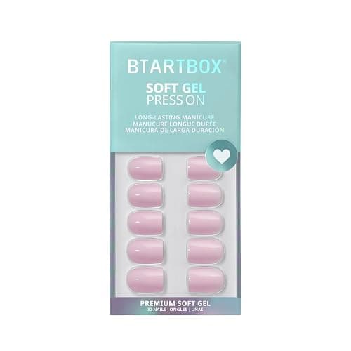 BTArtbox Press On Nails, Yoga, Short Square, Baby Pink Summer Nails, 32Ct | 2+ Weeks Wear, Salon-Quality Natural Nails, 10-Minute Easy Daily Application, Fast Removal, 16 Sizes, All-in-One Complete Kit thumbnail 9