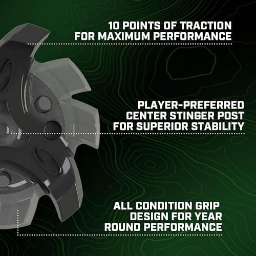 Softspikes Tour Flex Pro Golf Cleats Fast Twist 3.0-18 Spikes - Black thumbnail 9