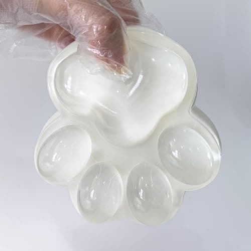 Handmade Large Cat Paw Squishies for Relaxation, 5-inch Transparent Squishies Paw for Adults - 2025 New thumbnail 2