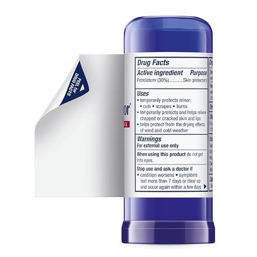 Aquaphor Healing Balm Stick, Skin Protectant, 0.65 OZ | Body Balm Protectant with Avocado Oil and Shea Butter for Chapped or Chafed Skin, Paraben and Fragrance Free thumbnail 11