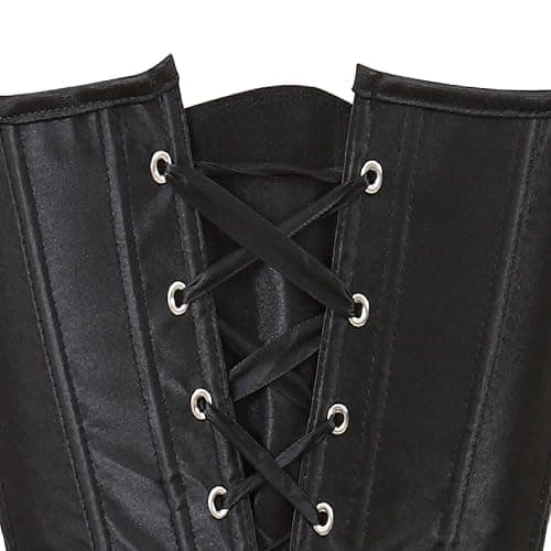 frawirshau Corsets for Women Plus Size Black Corset Sexy Bustier Corset Top Lingerie thumbnail 4
