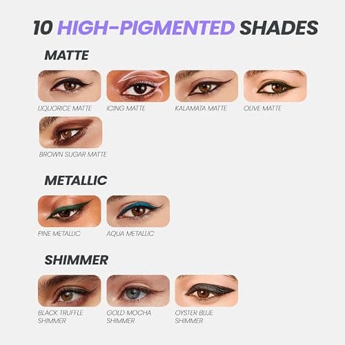 Wonderskin Eyeliner Pencil, 1440 Longwear Deep Black Eyeliner Pencil - Waterproof, Sharpenable & Smudge Proof thumbnail 6