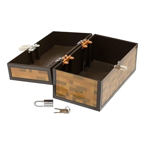 Minecraft Official Chest Money Bank – Gamer Room Decor & Gift for Boys and Girls – Piggy Bank for Bedroom or Playroom | Paladone thumbnail 3