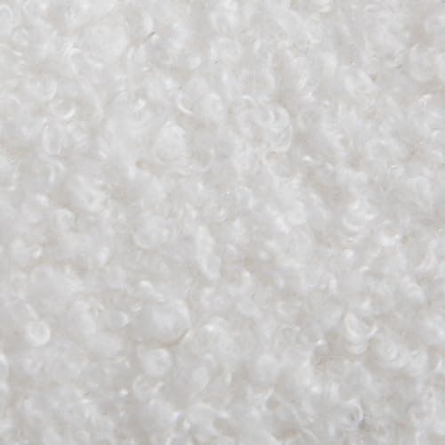 DM Furniture White Round Storage Ottoman Upholstered Sherpa Foot Stool Ottoman Small Boucle Foot Rest Stool for Dorm/Living Room/Entryway/Bedroom thumbnail 6