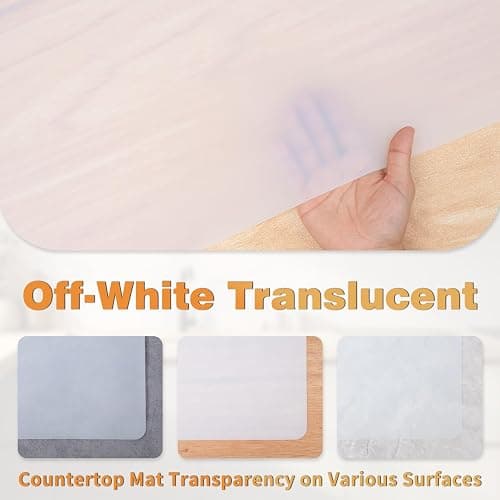 31.5" x 23.6" Extra Large Silicone Mat for Resin Casting, Epoxy and Crafts, Nonstick Silicone Sheet for Jewelry Casting Molds, Clear Countertop Protector Mat Heat Resistant Placemats by Foepoge thumbnail 3