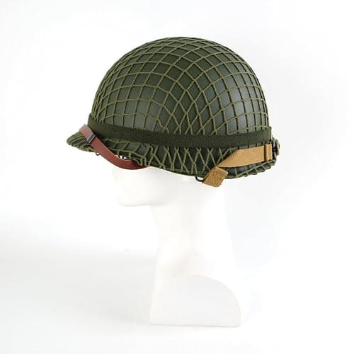 WW2 Version WWII US M1 Helmet Steel with Chin Strap Adjustable thumbnail 5