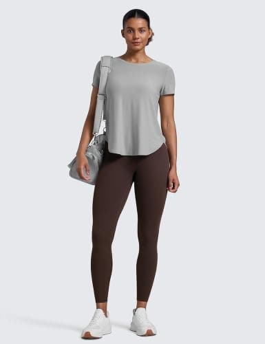 CRZ YOGA Secretsculpt Butterlift Workout Leggings 25" - No Front Seam High Waisted Womens Yoga Pants Booty Scrunch Butt thumbnail 4
