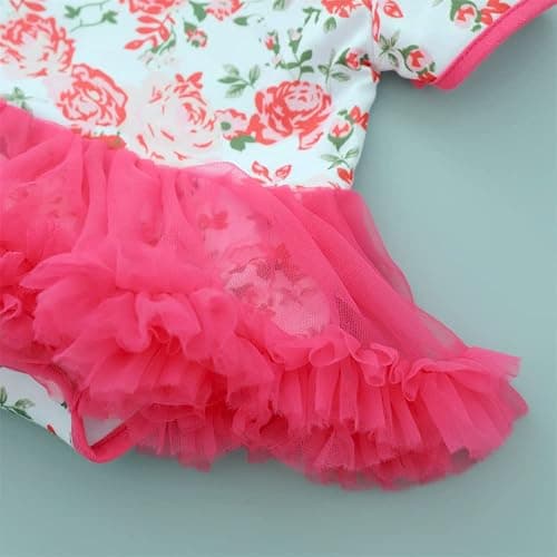 Reborn Baby Dolls Clothes Accessories Red Tutu Outfit for 17-23 Inch Reborn Newborn Baby Girl Clothing Set 【Super Cute Red Princess Dress 3pcs Set 】 thumbnail 5