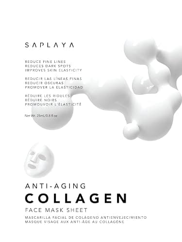 Saplaya K-Beauty Facial Skincare Natural Beauty Multi-Pack Face Sheet Masks Balanced Skin Care Made In South Korea (Hydro Boost (Mango, Tomato, Carrot, Aloe, Pearl, Collagen)) thumbnail 7