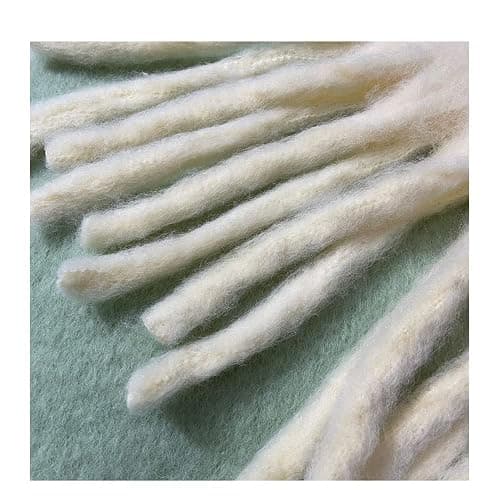 OUNIYA Large Chunky Scarf Oversized Fluffy Scarves Blanket Big Wool Thick Winter Warm thumbnail 7