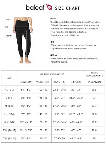 baleaf Jogging Pants for Women Cotton Sweatpants Track Sport Pants Sweat Athletic Casual Hiking Pockets thumbnail 6