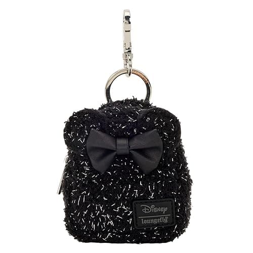 Loungefly Minnie Mouse Glitter Mystery Mini Backpack Keychain Charm thumbnail 6