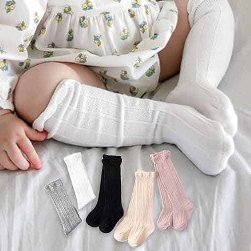 Apone Fatu Baby Knee High Socks Newborn Infants Toddlers Cotton Uniform Stockings Warm Cotton Boys Girls Stockings thumbnail 2