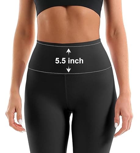 BLUEENJOY 3 Pack Leggings with Pockets for Women,High Waisted Tummy Control Workout Yoga Pants thumbnail 5