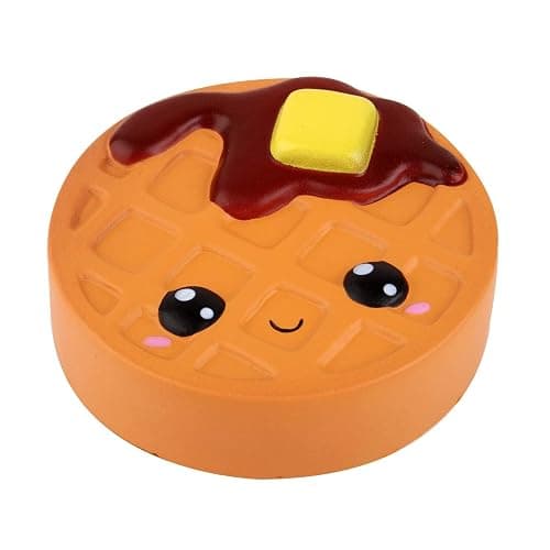 Anboor Squishies Cake Chocolate Waffles Kawaii Soft Slow Rising Scented Food Bread Squishies Fidget Toys Stress Relief Squeeze Toys Collection Kids Boys Toddler Toys thumbnail 6
