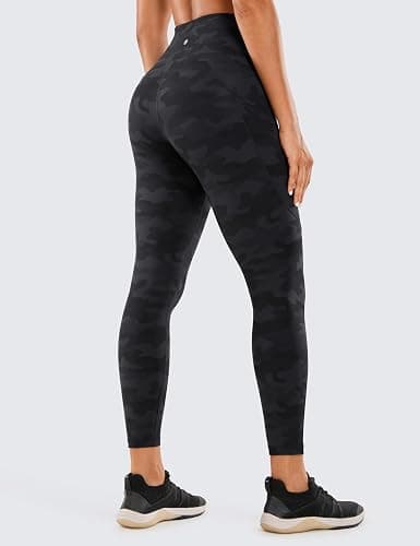 CRZ YOGA Naked Feeling Leggings Pockets 25'' | Sleek, Decent Compression, Workout, Interior Drawstring, for Women thumbnail 2