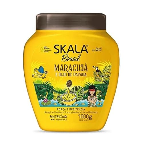 SKALA Maracuja Passion Fruit - Vegan, Cruelty-Free, Silicone, Sulfate & Paraben Free - Brazilian Moisturizing & Nourishing Formula for Curls 35.2 Ounce - Image 1