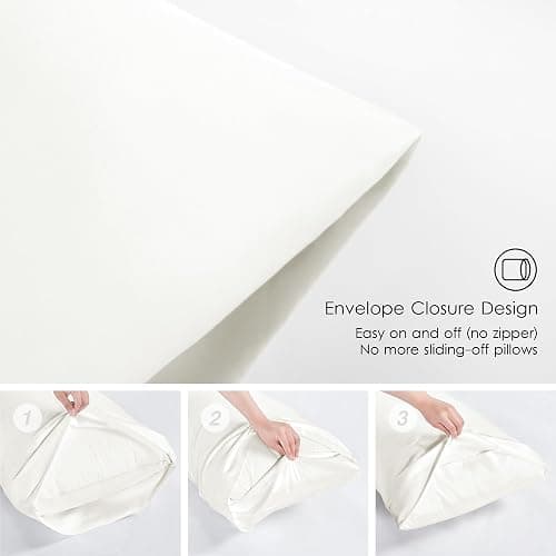 Love's cabin Full Comforter Set Ivory, 7 Pieces Full Bed in a Bag, All Season Bedding Sets with 1 Comforter, 1 Flat Sheet, 1 Fitted Sheet, 2 Pillowcase and 2 Pillow Sham thumbnail 6