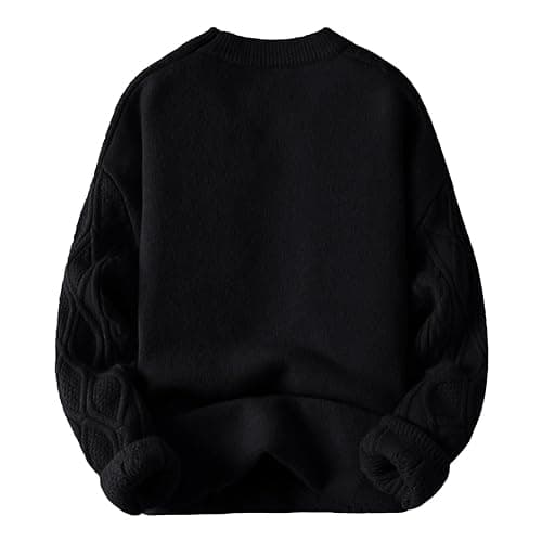 Aelfric Eden Oversized Sweater 90s Vintage Cable Knit Long Sleeve Women Heavy Crewneck Pullover thumbnail 2