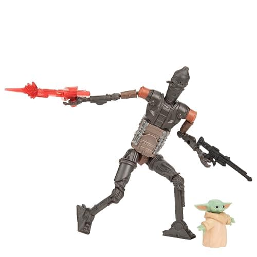 STAR WARS Epic World of Action IG-11 & Grogu Speeder Bike, 4-Inch Scale Action Figures & Vehicle, Toys for Boys & Girls Ages 4+ thumbnail 8