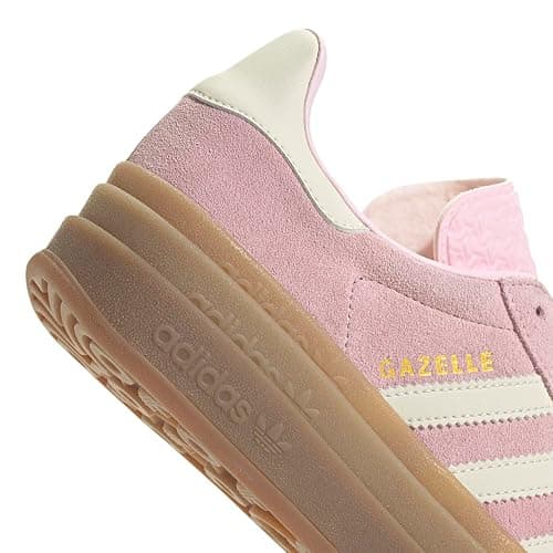 adidas Womens Gazelle Bold Lace Up Sneakers Shoes Casual - Pink - Size 6.5 M thumbnail 6