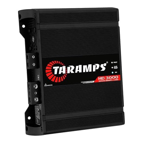 Taramps HD 3000 2 Ohms Black 1 Channel 3000 Watts RMS MAX Full Range Car Audio Monoblock LED Monitor Indicator Class D Amplifier Crossover, HD 3k thumbnail 2