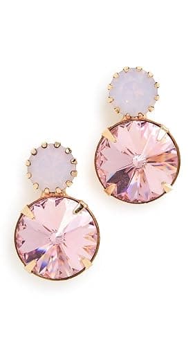 Jennifer Behr Women's gold-plated-brass Myrla Earrings, Rose Opal, Pink, One Size - Image 1