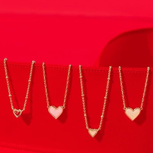 Kendra Scott Mini Ari Heart Satellite Necklace, Fashion Jewelry for Women thumbnail 3