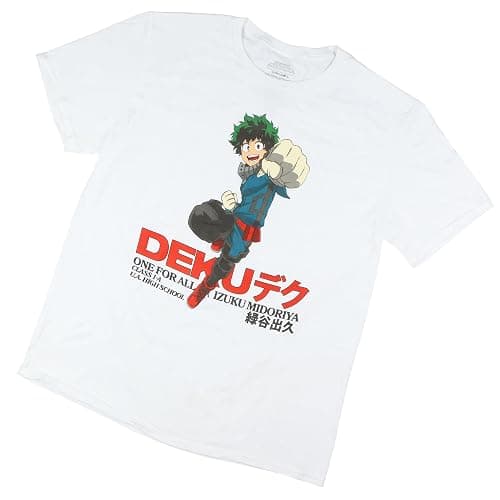 Bioworld My Hero Academia Shirt Men's Izuku Midoriya Punch Short Sleeve Graphic Tee thumbnail 4