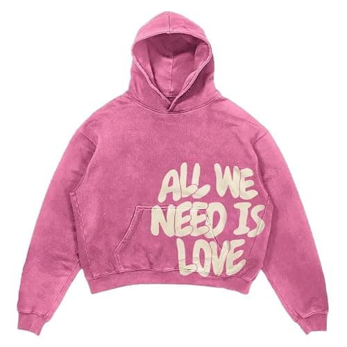 Dynict Unisex Y2K Colorful Sweatshirt Hip Hop Letter Print Oversize Hoodie Casual Baggy Harajuku Gothic Pullover Hoodie - Image 1