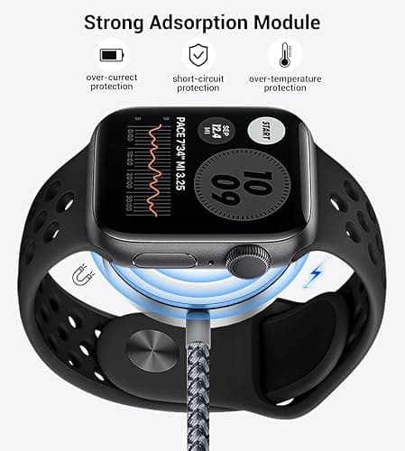 Temdan for Travel Essentials,3 in 2 USB C Cable for Apple Watch Charger/iPhone 17 Charger/Lightning,Multi Charging Cable Cord,Vacation Camping Essentials,Portable Designed for iWatch &iPhone 16-12-4FT thumbnail 6